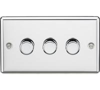 3G 2-way 10-200W (5-150W LED) Intelligent dimmer - Polished Chrome