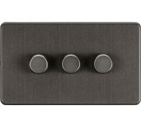 3G 2-way 10-200W (5-150W LED) Intelligent dimmer - Smoked Bronze