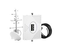 3g 4g 5g Tri Band Cellular Amplifier 700 800 850 900 1800 2100 2600MHz Signal Repeater 70dB Network Booster Full Set Wider Coverage(850 900 1800)