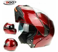 3GO E335 Flip-Up Modular DVS Flip Front ECE Motorcycle Motorbike Crash Helmets