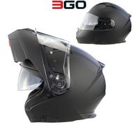 3GO E335 Flip Up Modular DVS Motorcycle Motorbike Flip Front Helmets- Free Gift