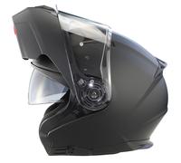 3GO E335 Flip- front Full Face Motorcycle Helmet Burgundy Scooter ECE Approved Scooter Helmets Women Men With Double Sun Visor Bike Protection