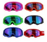 3GO Kids X2K Motocross MX Goggles Motorcycle Motorbike Off Road ATV BMX Quad Dirt Bike Racing Protection Enduro Junior Children Cub Safety Eye Wear