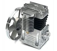 3HP 2.2KW Air Compressor Pump Motor Head Cylinder Piston Style Air Compressor Pump Head 205L/min Air Tool with Silencer Oil Lubricated