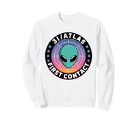 3I Atlas Alien Design Galaxy UFO Comet Sweatshirt