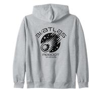 3I/ATLAS Comet 2025 Reboot Fun Sarcastic Space Humor Design Zip Hoodie