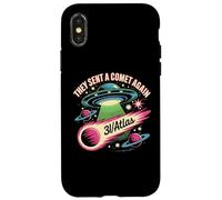 3I Atlas Comet Arrival 2025 Space Humor Design Case for iPhone X/XS