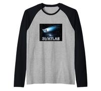 3I Atlas Comet UFO Cosmic Mystery Raglan Baseball Tee
