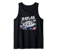 3I Atlas Funny Alien Cat Space Humor Tank Top