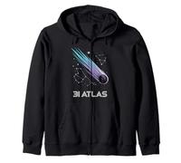 3I/Atlas Interstellar Astronomer Comet Interstellar Visitors Zip Hoodie