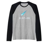 3I/Atlas Interstellar Astronomer Comet UFO Alien Probe Raglan Baseball Tee