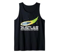 3I/Atlas Interstellar Comet or Alien Spaceship Funny Sci fi Tank Top