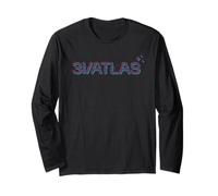 3I/Atlas Interstellar Visitor 2025 Glitch Graphic Long Sleeve T-Shirt
