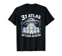 3I Atlas We Come in Meow Alien Cat Funny T-Shirt