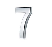 3in 3D Mailbox Numbers house numbers Adhesive door number Waterproof Address Numbers front door number Stickers for House Mailbox home address numerals (silvery 7)