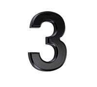 3in 3D Mailbox Numbers house numbers Adhesive door number Waterproof Address Numbers front door number Stickers for House Mailbox home address numerals (Black 3)