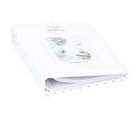 3in 64 Pockets Photo Card Storage Case forInstax Mini 9 (White)