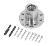 3in Alloy Steel Lathe Faceplate, Woodworking Faceplate for 1in 8 TPI Spindle, Durable Electroplated Steel Plate with 10 Screws for Small Bowl Turning Projects