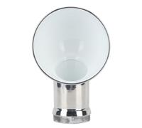3in Marine Cowl Vent Marine Grade 304 Stainless Steel Round White Cowl Ventilator for Boats Ships Yachts Durable Weather Ventilation System