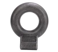 3in Pintle Hitch Lunette Ring, Heavy Duty Tow Eye for Caravan Trailer, 12 Ton 25000lb MGTW Towing Eye with Adjustable Channel Brackets, Durable Metal Construction for Construction