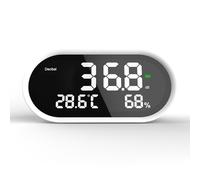 3in1 Comprehensive Ambient Temperature Humidity Noise Tester Digital Display Decibel Meter Sound Level with Accurate Sensing Real Handheld Design Built-in Rechargeable Lithium for