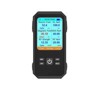 3in1 Electric Field Magnetic Field Radiation Detector Electromagnetic Radiation Tester EMF Meter Radio Frequency Detect Meter(Nero)