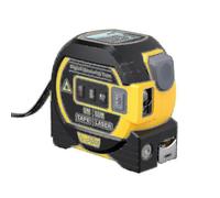 3in1 Laser Rangefinder 5m Tape Measure Ruler Lcd Display With Backlight Distance Meter Building Device Area Volumes Surveying way Dxldv 60M