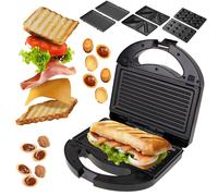 3in1 Multifunctional Baking Device Toaster Sandwich Panini Oreshki Maker 1000W