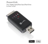 3in1 Powerbank Battery + 2 GB Flash Memory for Apple iPod Nano Touch iPhone 3G 4