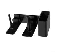 3in1 Slushie Machine Accessory Storage Box for Cups Lids and Straws Designed for FS301 and Models with Quick Release Mechanism and For Durable ABS Material (black)