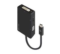 3In1 Usb-C To Hdmi Dvi Vga Adapter - Male To 3-Female NEW