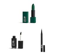 3INA MAKEUP - 3INA's Most Wanted Bundle - The Lipstick 734 + The Longwear Lipstick 900 + The 24h Pen Eyeliner 900 - Bold Pigmentation - Vegan - Cruelty Free