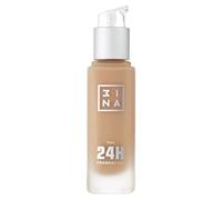 3INA MAKEUP - Cruelty - Vegan - The 24h Foundation 633 Medium nude - Medium-High Coverage Foundation - Natural Mate Finish - Longwearing - Waterproof - 30 ml - Made in Europe
