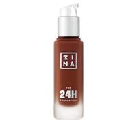 3INA MAKEUP - Cruelty - Vegan - The 24h Foundation 675 Dark brown - Medium-High Coverage Foundation - Natural Mate Finish - Longwearing - Waterproof - 30 ml - Made in Europe