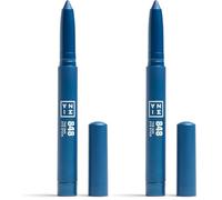 3INA MAKEUP - The 24H Eye Stick 848 - Light blue Eyeshadow Stick with Creamy Texture - 24H Waterproof - with Matte Shimmer & Metallic Finish - Multitaskig - Vegan - Cruelty Free (Pack of 2)