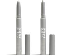 3INA MAKEUP - The 24H Eye Stick 945 - Gray Eyeshadow Stick with Creamy Texture - 24H Waterproof Eyeshadow with Shimmer & Metallic Finish (Pack of 2)