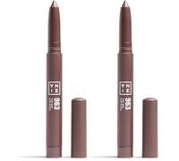 3INA MAKEUP - The 24H Eye Stick 963 - Taupe Creamy Eyeshadow Stick - Multitaskig Waterproof Eyeshadow - Matte & Shimmer (Pack of 2)