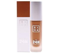 3INA MAKEUP - The 24h Foundation 667 - Warm brown Foundation With Yellow Undertone - 24H Waterproof Liquid Foundation Full Coverage - Matte Foundation for Flawless Skin - Vegan - Cruelty Free