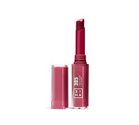 3INA MAKEUP - The Color Lip Glow 385 - Berry Pink Colour Lip Balm with Shea Butter to Moisturise the Lips - Shiny and Glowy Colour Lipstick - Highly Pigmented Lip Colour