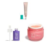 3INA MAKEUP - The Cool Eyes Cream + The Purple Bakuchiol Serum + The Sorbet Face Cream - Eye Cream for Dark circles and Puffy Eyes - Serum for Firm Smooth - Moisturising Cream - Vegan - Cruelty Free