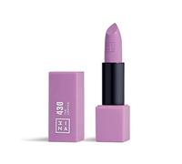 3INA MAKEUP - The Lipstick 430- Cold Purple Lipstick with Vitamin E & Shea Butter to Nourish the Lips - Long Lasting Lip Colour with Matte Finish and Creamy Texture - Vegan - Cruelty Free