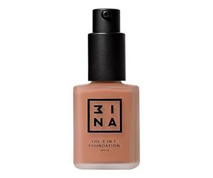 3INA MAKEUP - Vegan - Cruelty Free - The 3 in 1 Foundation 220 - Pink brown - Primes and Conceals - Medium-High Coverage Foundation - SPF15 - Matte Finish - Long Lasting & Hydrating Formula