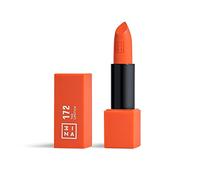 3INA MAKEUP - The Lipstick 172- Orange Lipstick with Vitamin E & Shea Butter to Nourish the Lips - Long Lasting Lip Colour with Matte Finish and Creamy Texture - Vegan - Cruelty Free