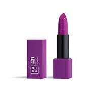 3INA MAKEUP - Vegan - The Lipstick 437 - Purple - Highly Pigmented Shades - Moisturizing Creamy Texture - Smooth Formula - Intense Color - Shiny Satin Matte Finish - Cruelty Free