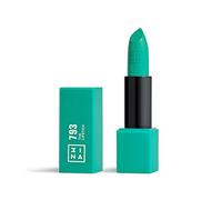 3INA - The Lipstick 793 - Turquoise - Matte Creamy Lip Colour | Long Lasting Lipstick with Vitamin E & Shea Butter - Vegan - Cruelty Free