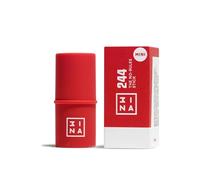 3INA MAKEUP - The No-Rules Stick 244 (Mini) - Red Blush Stick for Eyes Lips & Cheeks w Hyaluronic Acid - Cream Blush