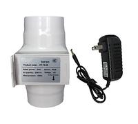 3Inch 20W Pipe Exhaust Fan 75MM Air Vent Booster 12V Exhaust Blower Inline Duct Fan 130CFM Kitchen Variable Vent Blower (Color : Normal power, Size : 3IN/20W)