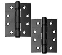 3Inch Ball Bearing Fire Door Hinge (75mm X 50mm) - Internal Doors (Black)