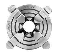 3inch K72-80 4-Jaw Metal Lathe Chuck, Independent & Reversible Jaws, Turning Machine Accessories