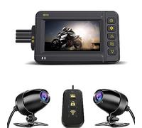 3Inch Motorcycle Recorder Camera, 1080P/60fps & 2K/30fps Video Recording, All IP65 Waterproof, Professional Motorbike Driving DVR for Outdoor Cycling, Adventure, Travel